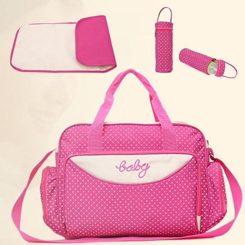 5pcs Mother Mummy Diaper Bag Set