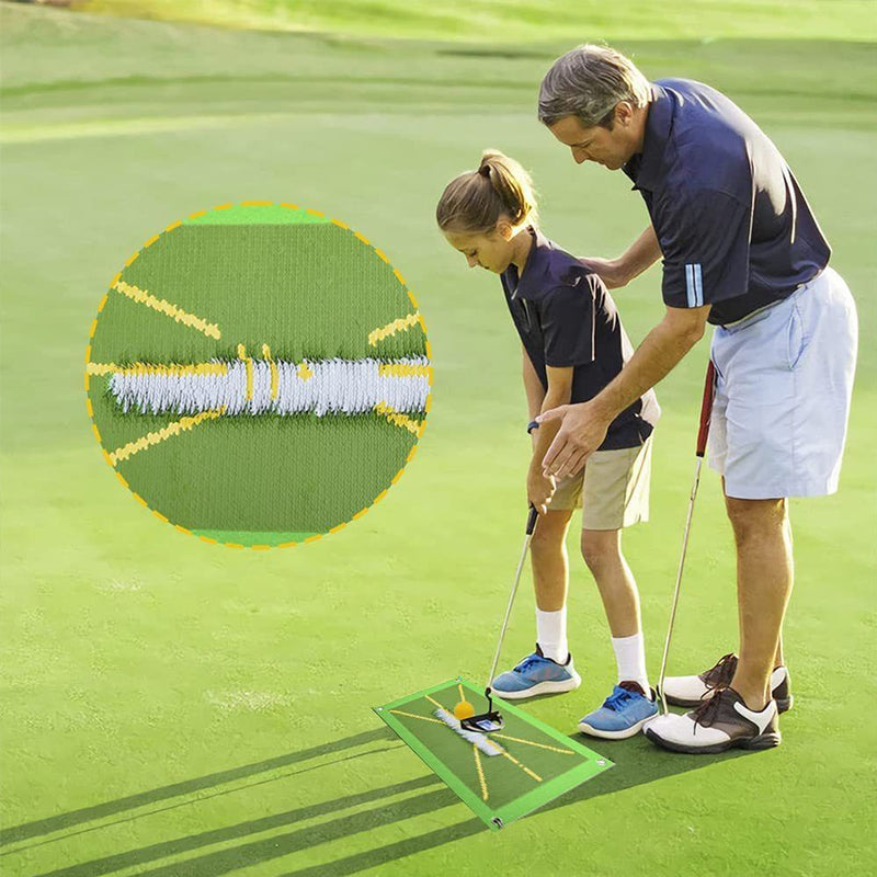 Golf impact club head swing Training Mat