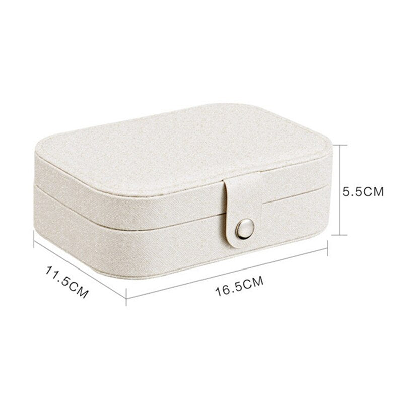 Jewelry Box Makeup Organizers Jewelry Casket Storage Acessorios Box Travel Small Collection Case Woman Necklace Earrings Rings