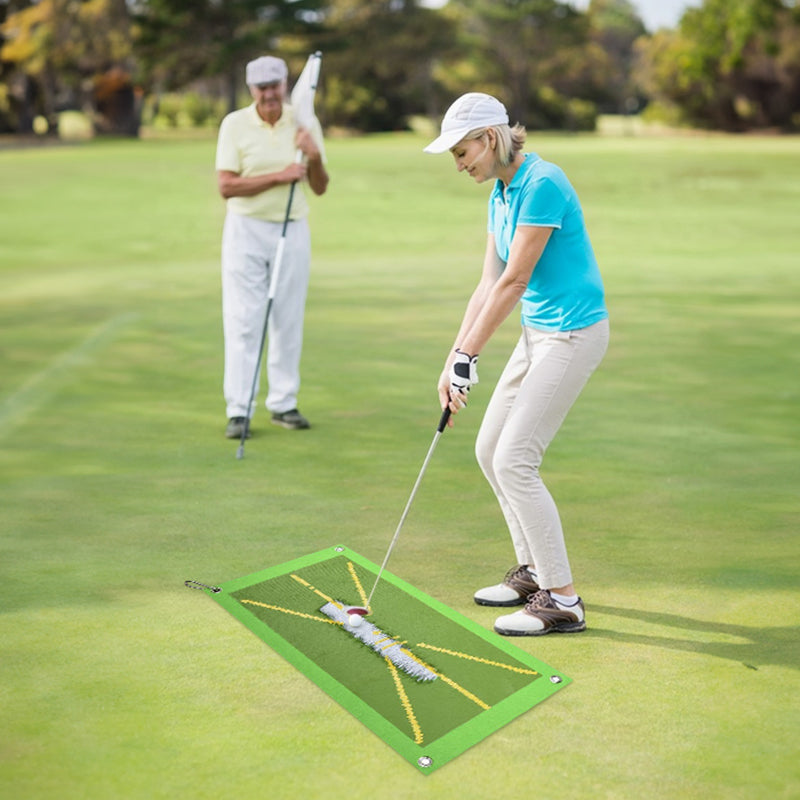 Golf impact club head swing Training Mat