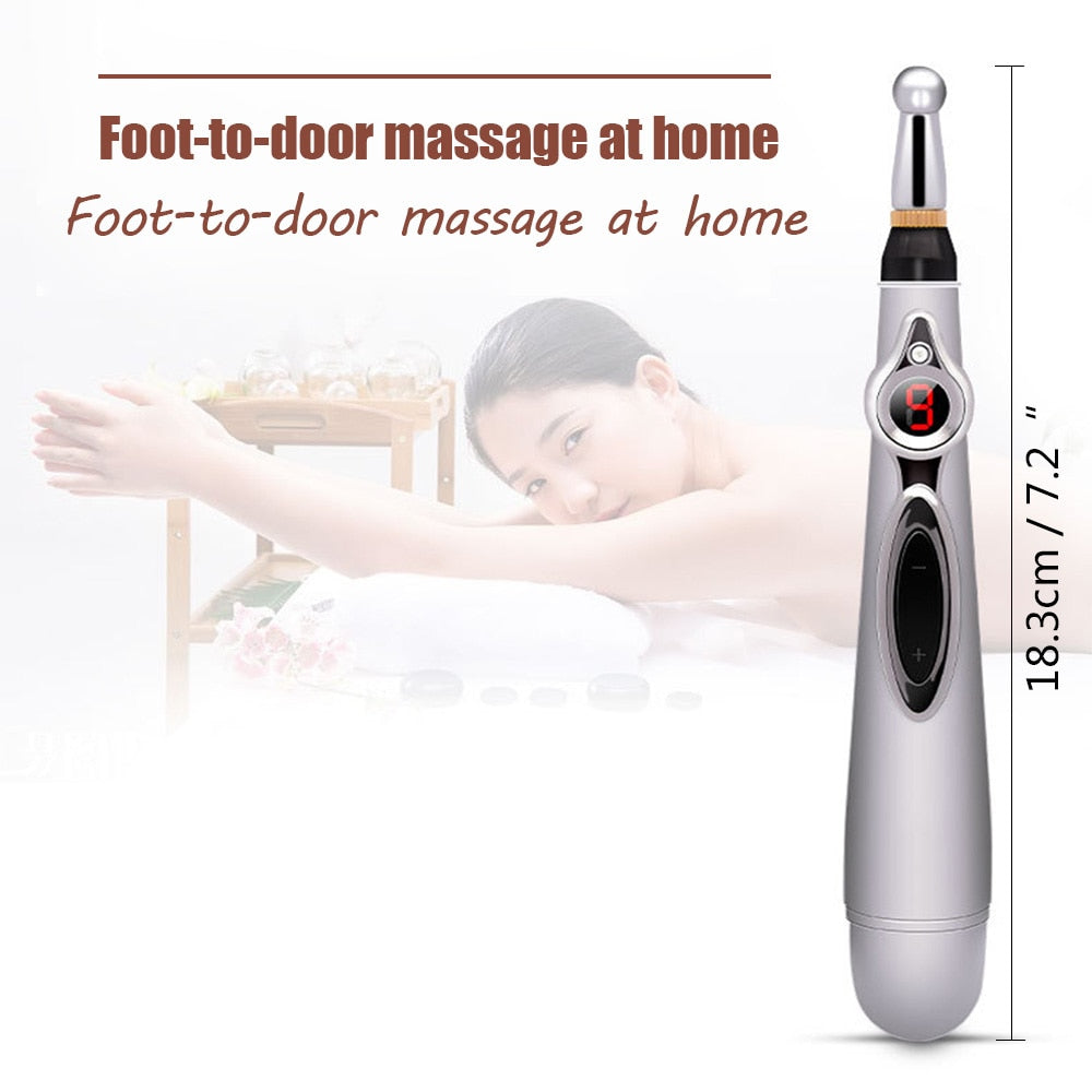 Electric Acupuncture Pen Electronic Meridian Energy Body Massager Pain Relief Therapy Instrument massage relaxation