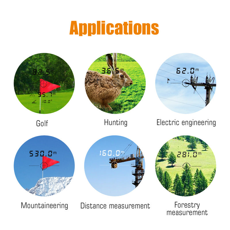 Golf Laser Rangefinder 600 Meters