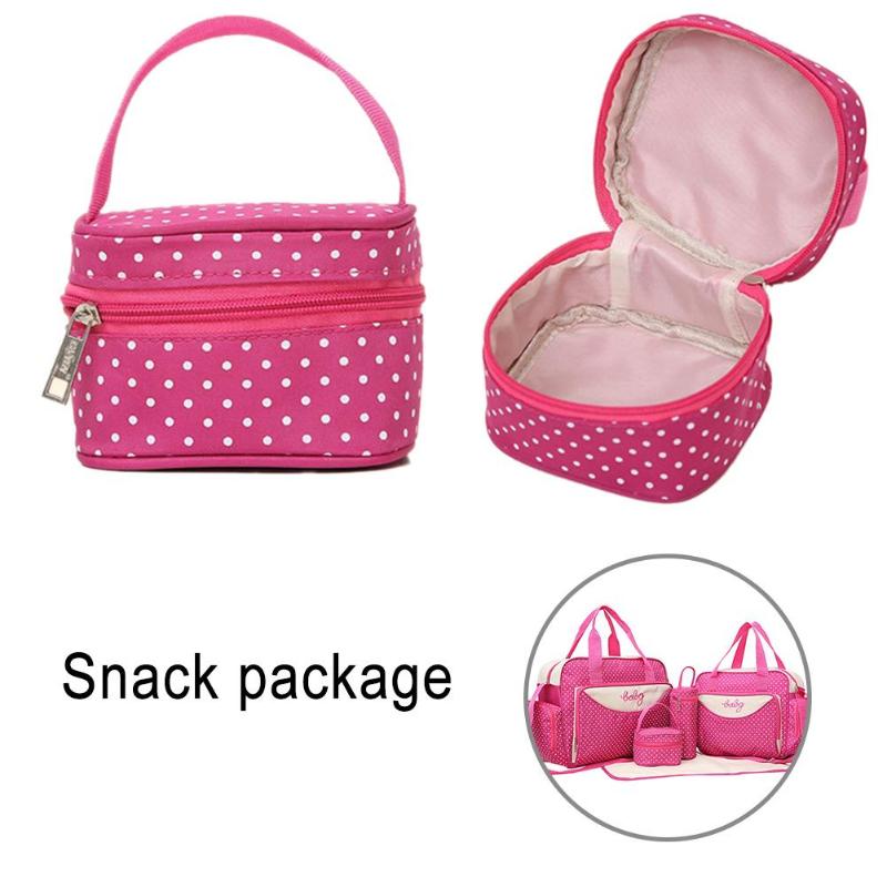 5pcs Mother Mummy Diaper Bag Set