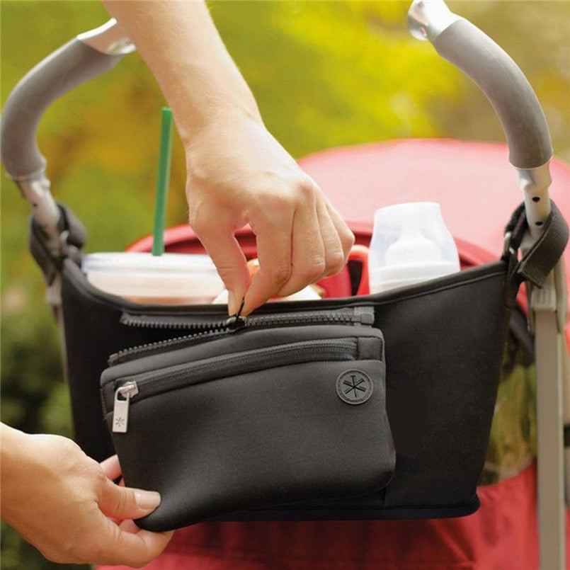 Pushchair Bag Baby Changing Pram Stroller Buggy Storage Pushchair Bag Bottle Cup Organizer stroller accessories