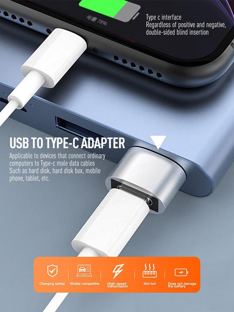 Type-C adapter Type-C to USB charging adapter Fast charging adapter USB adapter