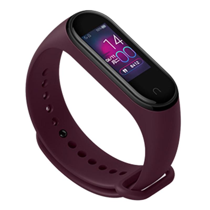 Xiaomi Mi 4 5ATM Heart Rate Smart Wristband (Wine Red)