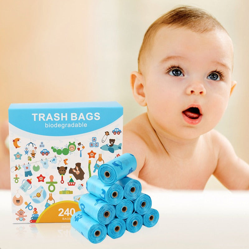 Biodegradable baby diaper garbage bag diaper diaper diaper garbage bag diaper cleaning bag