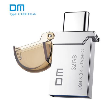 DM PD019 16GB 32GB 64GB Type-C OTG USB 3.0 Flash Drive Pen Drive Smart Phone Memory MINI Usb Stick