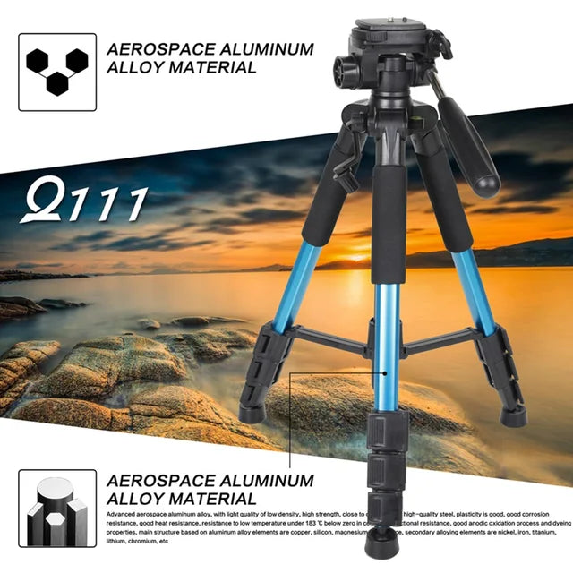 Professional Portable Travel Aluminum Camera Tripod